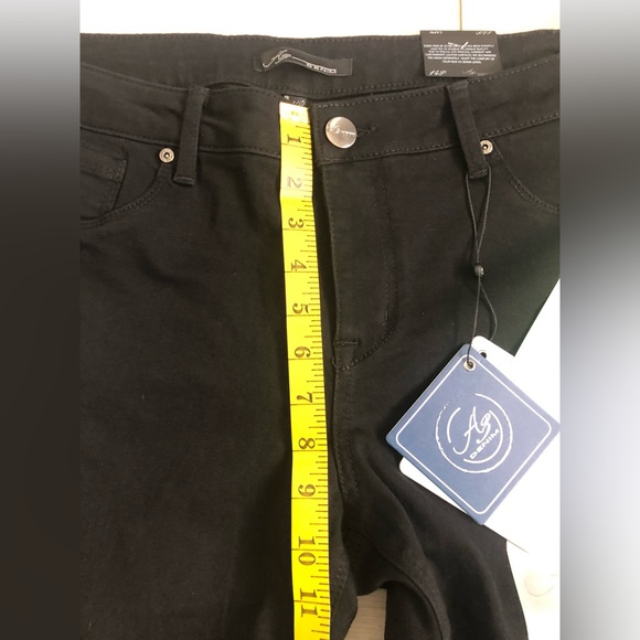 NWT A3 Denim Black Capris Size 14P - Picture 5 of 11